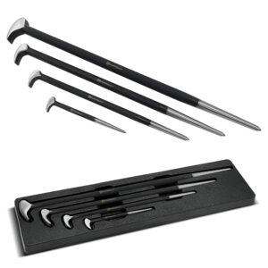 4pc Rolling Head Pry Bar Set