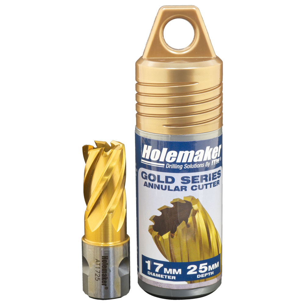 Holemaker Uni Shank Tinite (Tin) Cutter 17mmx25mm