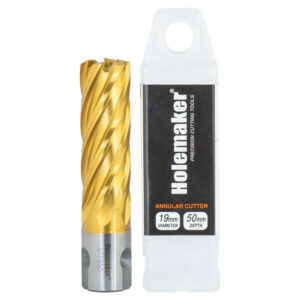 Holemaker Uni Shank Tinite (Tin) Cutter 19mmx50mm