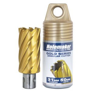 Holemaker Uni Shank Tinite (Tin) Cutter 31mmx50mm