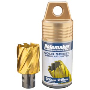 Holemaker Uni Shank Tinite (Tin) Cutter 32mmx25mm