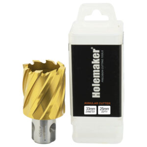 Holemaker Uni Shank Tinite (Tin) Cutter 33mmx25mm