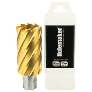 Holemaker Uni Shank Tinite (Tin) Cutter 33mmx50mm