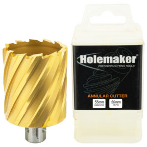 Holemaker Uni Shank Tinite (Tin) Cutter 55mmx50mm