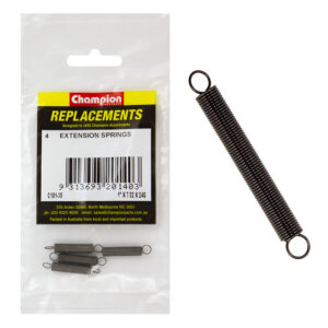 Champion 25 x 6 x 0.6mm Extension Spring -4pk