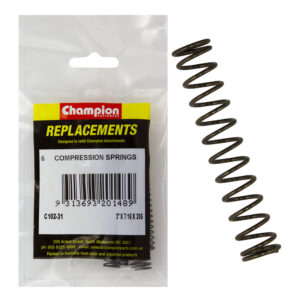 Champion 75 x 11 x 0.9mm Compression Spring-6pk