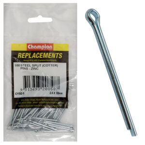 Champion 2.5mm x 32mm Steel Split (Cotter) Pin -100pk