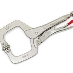 Crescent 11in. Locking C-Clamp w/ Swivel Pad Tips