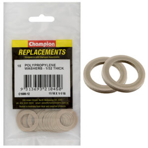 Champion 11/16 x 1-1/16 x 1/32in Polypropylene Washer -15pk