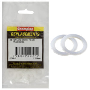 Champion M12 x 22mm x 1.0mm Nylon Washer -20pk