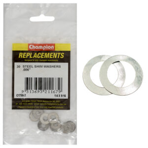 Champion 1/4in x 9/16in x .006in Shim Washer -30pk