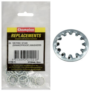 Champion 12mm internal Star Washer -20pk
