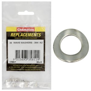 Washer Wave Stainless Steel M3 x 8mm 304/A2 30pk