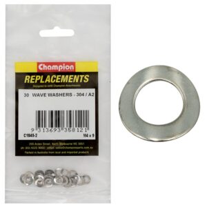 Washer Wave Stainless Steel M4 x 9mm 304/A2 30pk
