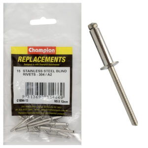 Champion 5.0mm x 12mm Blind Rivet -304/A2 -25pk