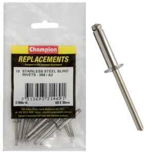 Champion 5.0mm x 30mm Blind Rivet -304/A2 -10pk
