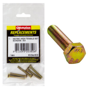 Champion M5 x 35mm x 0.8 Set Screw -Gr.8.8 -5pk