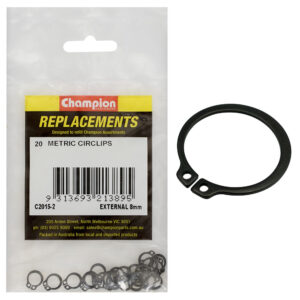 Champion 8mm External Circlip -20pk