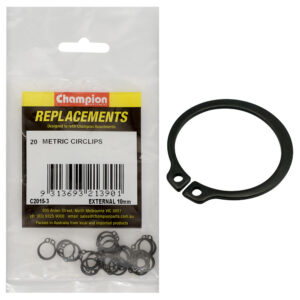 Champion 10M External Circlip -20pk