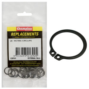 Champion 14mm External Circlip -20pk