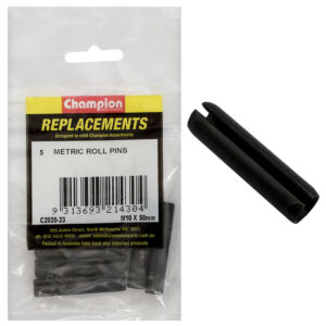Champion 10.0 x 50mm Metric Roll Pin -5pk