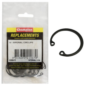 Champion 1-1/4in Imperial internal Circlip -10pk