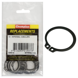 Champion 1-1/4in Imperial External Circlip -10pk