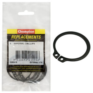 Champion 1-7/8in Imperial External Circlip -5pk