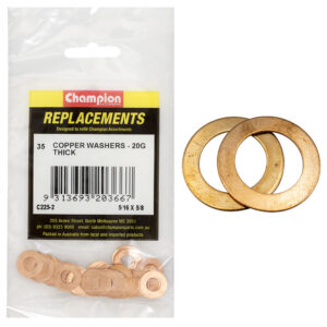Champion 5/16in x 5/8in x 20G Copper Washer -35pk