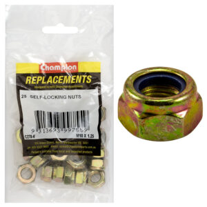 Champion M10 x 1.25 Self Locking Nut (Jis Fine) -25pk
