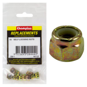Champion M8 x 1.25 Nylon insert Self-Locking Nut -10pk
