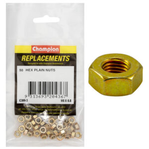 Champion M5 x 0.8 Plain Hex Nut -50pk