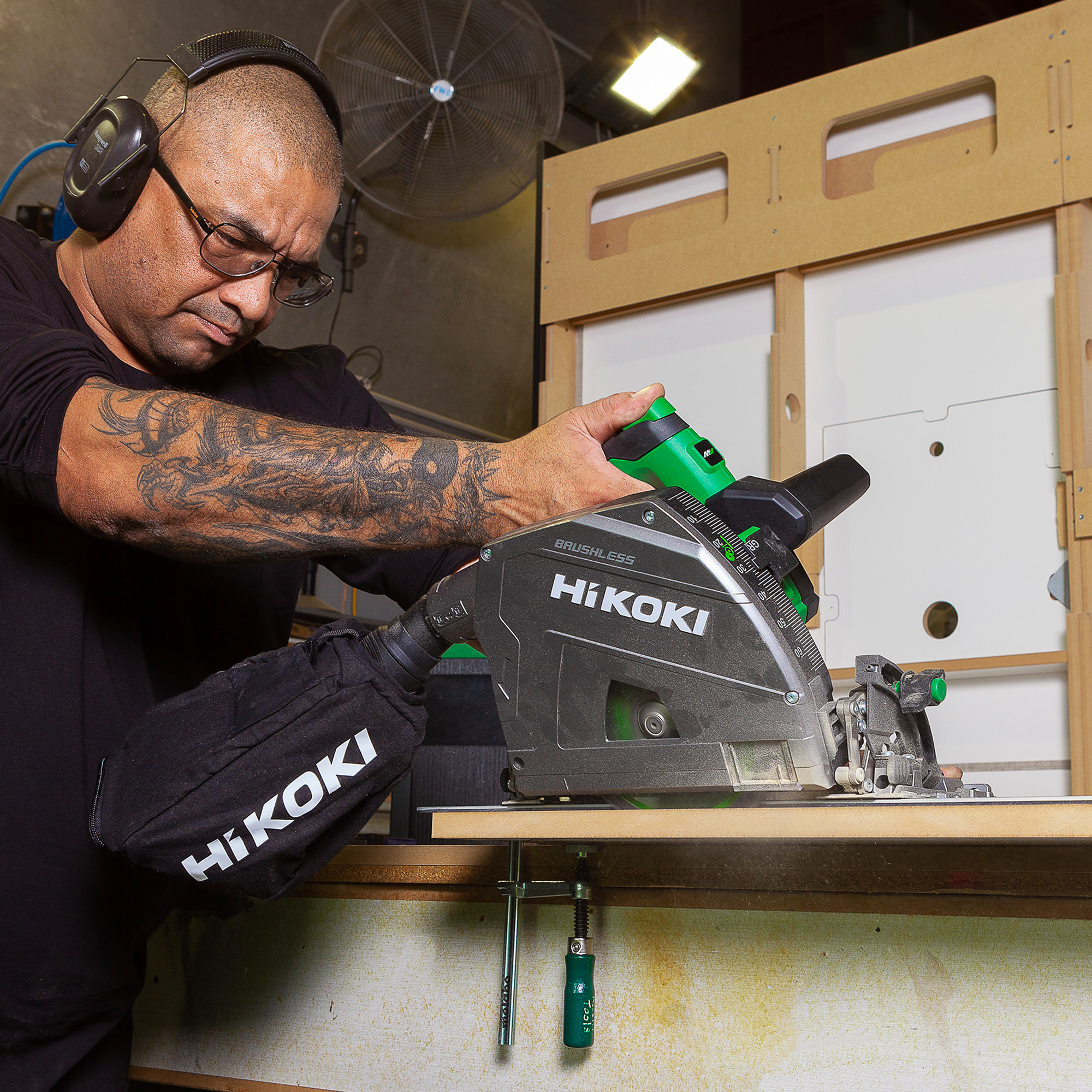 HiKOKI 36V 165mm Plunge Cut Saw - Bare Tool - Image 3