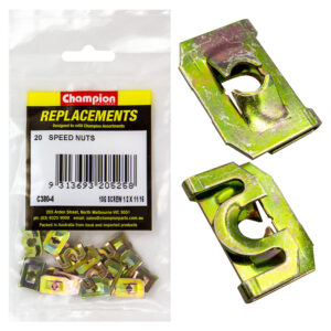 Champion 17.5 x 13 x 4.8mm Captive U-Type Speed Nut -20pk