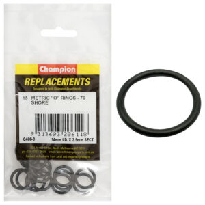 Champion 14mm (I.D.) x 2.5mm Metric O-Ring -15pk