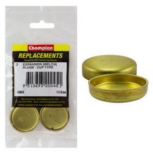 Champion 1-1/2in Brass Expansion (Frost) Plug -Cup Type -3pk
