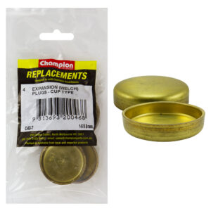 Champion 1-5/8in Brass Expansion (Frost) Plug -Cup Type -4pk