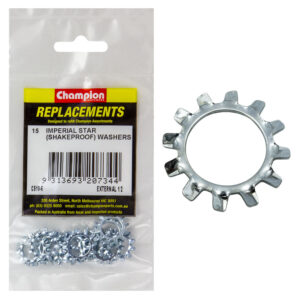 Champion 1/2in External Star Washer -15pk