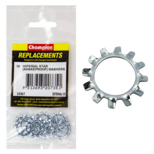 Champion 5/8in External Star Washer -10pk
