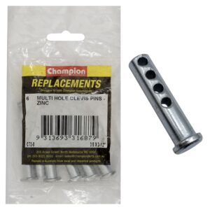Champion 3/8 X 2-1/2in  Multi Hole Clevis Pin 6pk