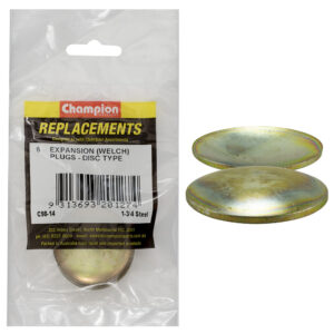Champion 1-3/4in Expansion (Frost) Plug-Lens/Disc Type - 6pk
