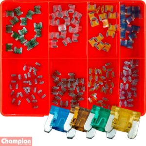 Champion 120pc Low Profile Blade Fuse Assortment - 3-30Amp