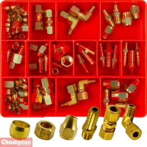 Champion 110pc Brass Adaptor Fittings Assortment