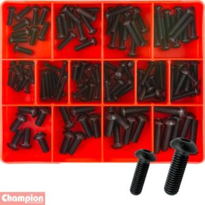 Champion 124pc Button Head Cap Screw Assortment