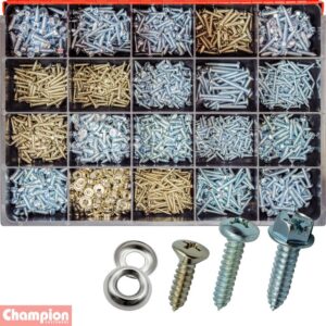 Champion Master Kit 1680pc Comb Self Tapping Screw Asst