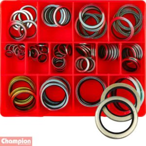 Champion 91pc Metric Bonded Seal Washer Assortment