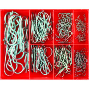 Champion 124pc R-Clip Assortment (Zinc Plated)