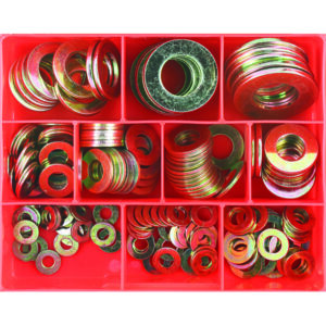 Champion 175pc High Tensile Flat Washer Assortment (Zinc)