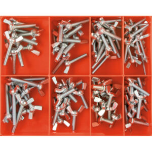 Champion 95pc Metric Wing Screw Assortment (Zinc)