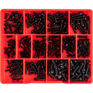Champion 300pc Metric Black Machine Screw Assortment